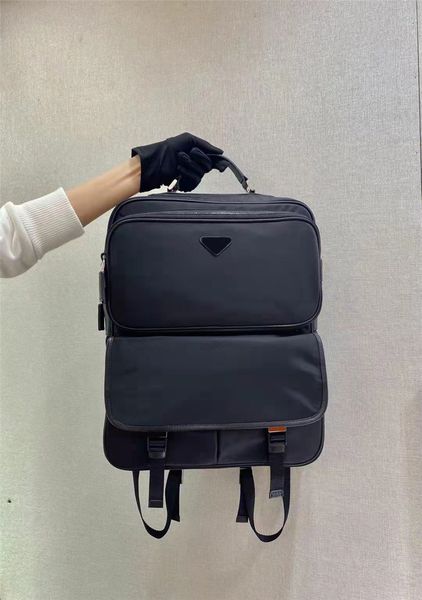 designer men fabric backpack shoulder bag accented with fine saffiano leather trim saffiano nylon travel bags outdoor sports 30x38x13cm
designer men fabric backpack shoulder bag accented with fine saffiano leather trim saffiano nylon travel bags outdoor sports 30x38x13cm