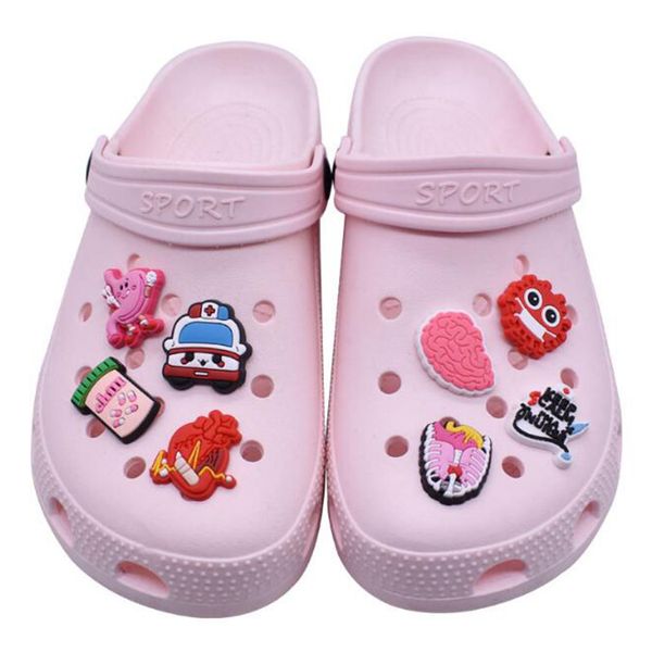fast delivery custom medical nurse croc charms soft pvc shoe charm accessories decorations for clog shoes, White;pink
fast delivery custom medical nurse croc charms soft pvc shoe charm accessories decorations for clog shoes, White;pink
