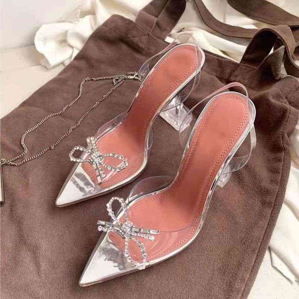 sandals french girls' high heels women's summer bow pointed baotou transparent wine glass heel sandals nljo, Black
sandals french girls' high heels women's summer bow pointed baotou transparent wine glass heel sandals nljo, Black