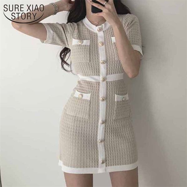 elegant korean wool knitted dress party summer black slim button bodycon mini dress vestido moda feminina ropa mujer 12105 220513, Black;gray
elegant korean wool knitted dress party summer black slim button bodycon mini dress vestido moda feminina ropa mujer 12105 220513, Black;gray