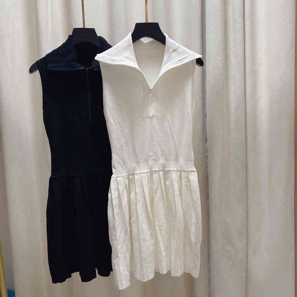 designer womens dress sleeveless stand collar cotton dress brand comfortable trendy fashion casual brand logo women clothing, Black;gray
designer womens dress sleeveless stand collar cotton dress brand comfortable trendy fashion casual brand logo women clothing, Black;gray