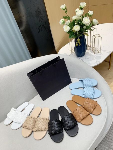 2022 high luxury classic fashionable deisgners women slipper sandals leather flat weave casual beach wedding party platform dating dress off, Black
2022 high luxury classic fashionable deisgners women slipper sandals leather flat weave casual beach wedding party platform dating dress off, Black