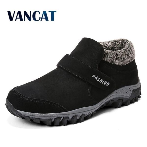 vancat new sneakers fur warm snow winter work shoes men footwear fashion plush ankle boots 201204, Black
vancat new sneakers fur warm snow winter work shoes men footwear fashion plush ankle boots 201204, Black