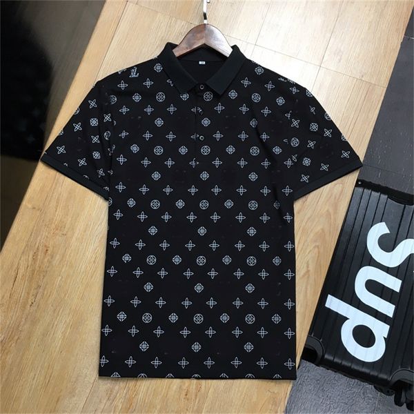 european and american trendy brand genuine men's polo shirt t-shirt cotton embroidery summer 60, White;black
european and american trendy brand genuine men's polo shirt t-shirt cotton embroidery summer 60, White;black