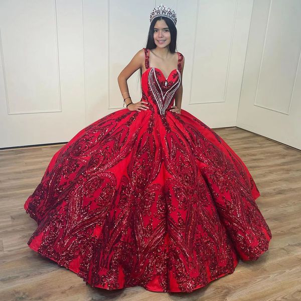 luxury red quinceanera dresses beading sequined sleeveless princess ball gown birthday party prom dress vestido de 15 anos quinceanera 2022, Blue;red
luxury red quinceanera dresses beading sequined sleeveless princess ball gown birthday party prom dress vestido de 15 anos quinceanera 2022, Blue;red
