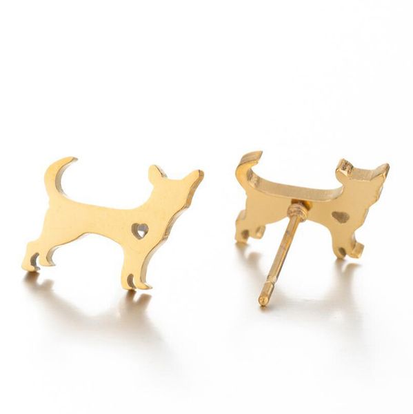 cute lovely stainless steel dog stud for women children jewelry trendy animal fox shape earrings girls birthday gift, Golden;silver
cute lovely stainless steel dog stud for women children jewelry trendy animal fox shape earrings girls birthday gift, Golden;silver