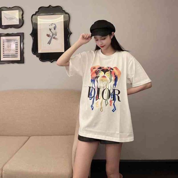 2022 brand t shirt 2022 early spring new d print r short sleeve t-shirt men's and women's same cotton, White;black
2022 brand t shirt 2022 early spring new d print r short sleeve t-shirt men's and women's same cotton, White;black