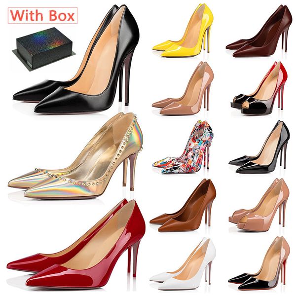 luxury designer high heels women dress shoes ladies triple black nude pink white purple violet patent leather suede fashion office party wed
luxury designer high heels women dress shoes ladies triple black nude pink white purple violet patent leather suede fashion office party wed