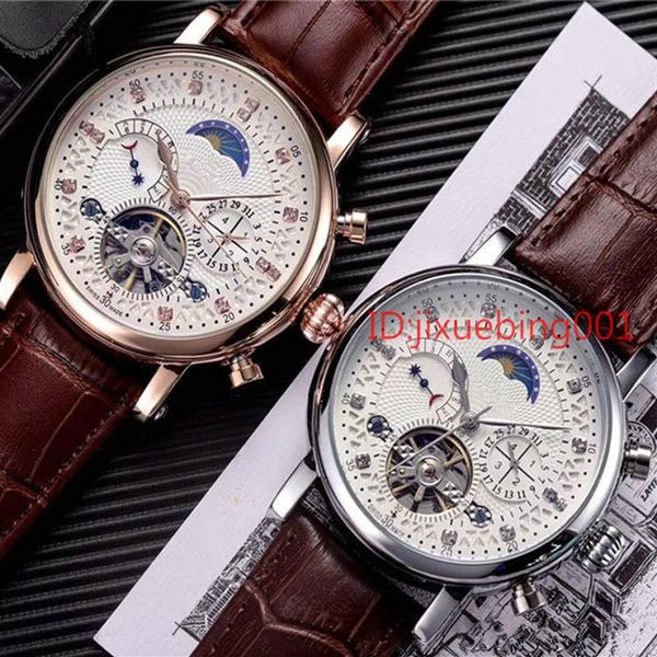 18ct fashion men watch day date diamond dial swiss tourbillon mechanical automatic wristwatches men steel watches relogio masculin241l, Slivery;brown
18ct fashion men watch day date diamond dial swiss tourbillon mechanical automatic wristwatches men steel watches relogio masculin241l, Slivery;brown