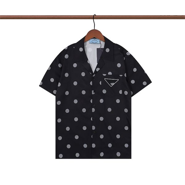 men's casual shirts designer luxury casual shirt new men wear designer short sleeve 100% cotton high-quality fashion dot triangle size, White;black
men's casual shirts designer luxury casual shirt new men wear designer short sleeve 100% cotton high-quality fashion dot triangle size, White;black
