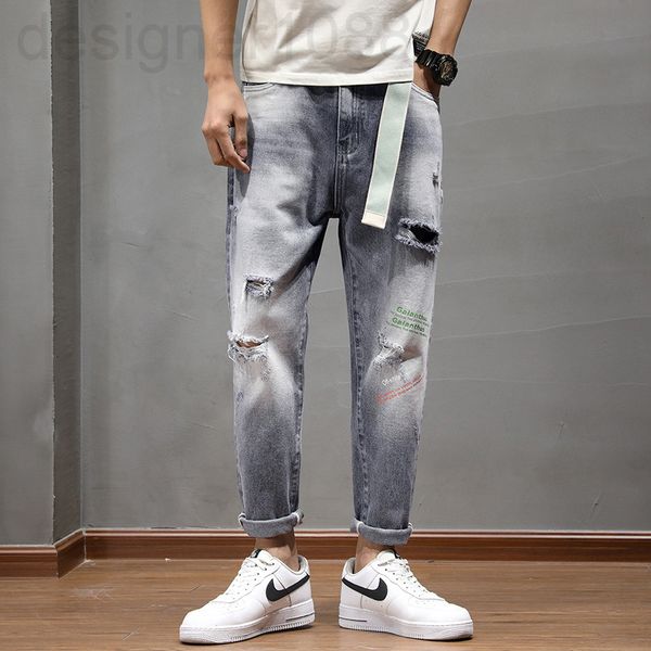 men's jeans designer ripped jeans american high street wash loose and versatile ultra thin harlan fashion summer 2021 men's zerz, Blue
men's jeans designer ripped jeans american high street wash loose and versatile ultra thin harlan fashion summer 2021 men's zerz, Blue