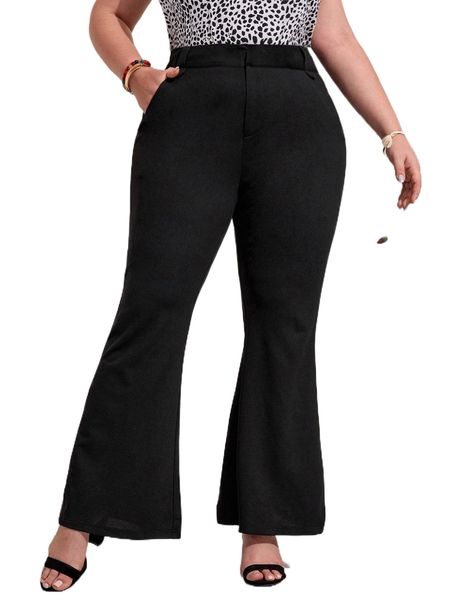 emery rose plus high waist flare leg pants f1kq#, Black
emery rose plus high waist flare leg pants f1kq#, Black