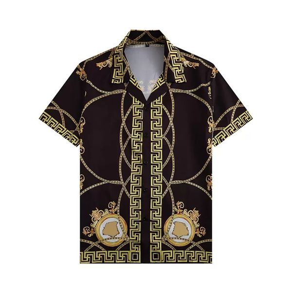 2022 summer hawaiian short sleeves new men's polo men's cotton shirts printed beach casual wear luxury, White;black
2022 summer hawaiian short sleeves new men's polo men's cotton shirts printed beach casual wear luxury, White;black