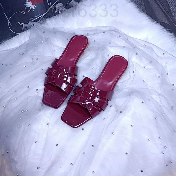 slippers designer summer woven one line ribbon square head fashion women's slippers with flat bottoms qhdo, Black
slippers designer summer woven one line ribbon square head fashion women's slippers with flat bottoms qhdo, Black