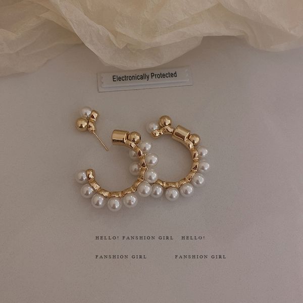 real gold plating 925 silver needle pearl c- shaped ear ring south korea dongdaemun fashion minimalism earrings simple and personalized earr, Golden
real gold plating 925 silver needle pearl c- shaped ear ring south korea dongdaemun fashion minimalism earrings simple and personalized earr, Golden