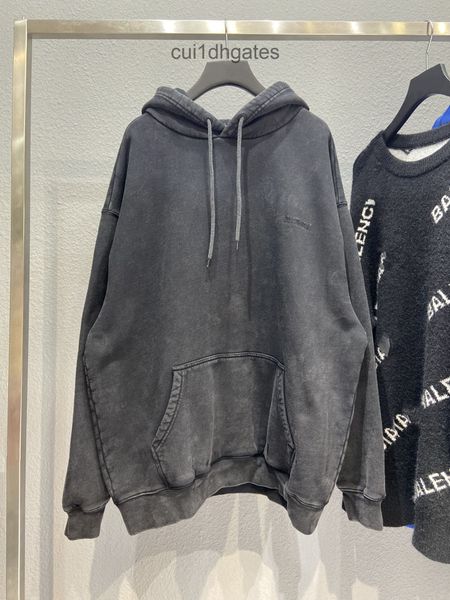2022 designer blgc hoodies paris b fashion brand embroidered letters on the front back, fleece washing water to make old, Black
2022 designer blgc hoodies paris b fashion brand embroidered letters on the front back, fleece washing water to make old, Black