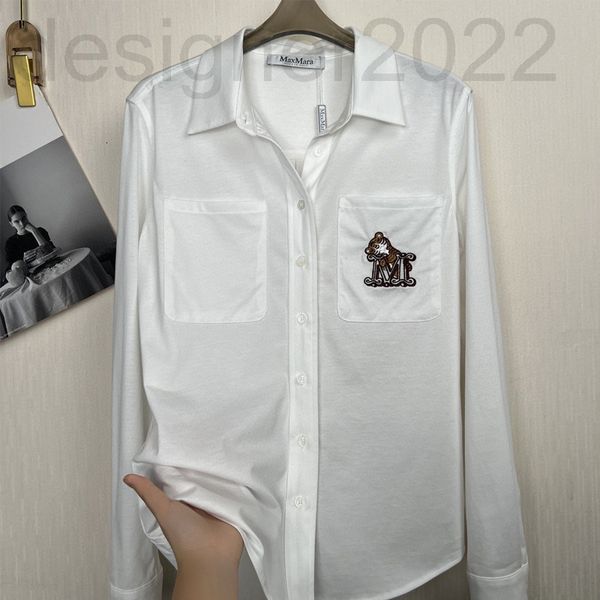 women's blouses & shirts designer shenzhen nanyou women's spring and summer maxm shirt lapel embroidery long sleeve shirt kpj8, White
women's blouses & shirts designer shenzhen nanyou women's spring and summer maxm shirt lapel embroidery long sleeve shirt kpj8, White