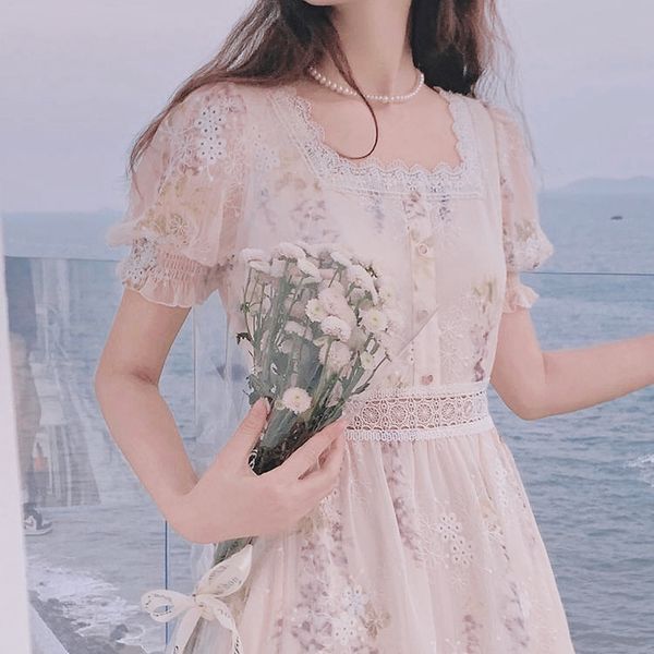 dress korean lady elegant vintage dres casual floral design midi dresses evening lace-up summer chic 220516, Black;gray
dress korean lady elegant vintage dres casual floral design midi dresses evening lace-up summer chic 220516, Black;gray