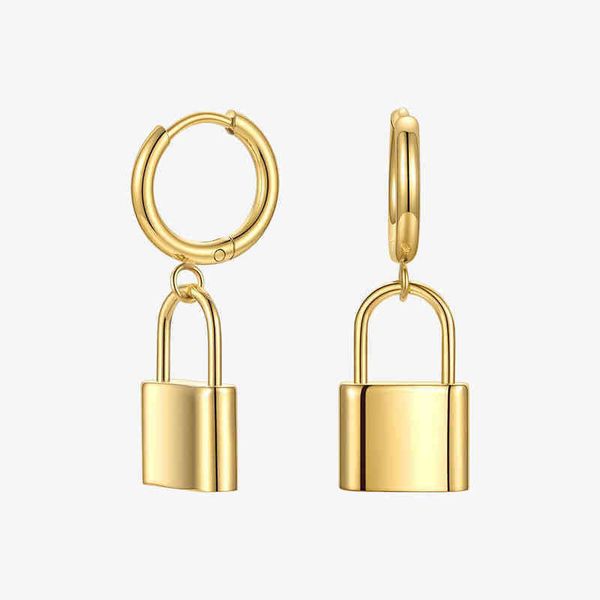 charm enfashion hanging lock drop earrings for women stainless steel goth fashion jewelry gold color earring gift pendientes e211264 220316, Golden
charm enfashion hanging lock drop earrings for women stainless steel goth fashion jewelry gold color earring gift pendientes e211264 220316, Golden