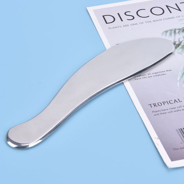 stainless steel scraping board gua sha home polished therapy scrapping massager 220712
stainless steel scraping board gua sha home polished therapy scrapping massager 220712