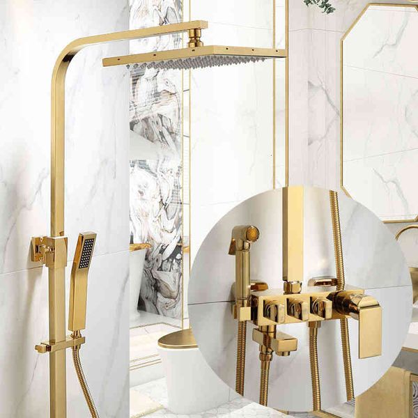 bath faucet gold shower gold copper square toilet bathroom and cold rain faucet set with lifting 2cuf
bath faucet gold shower gold copper square toilet bathroom and cold rain faucet set with lifting 2cuf
