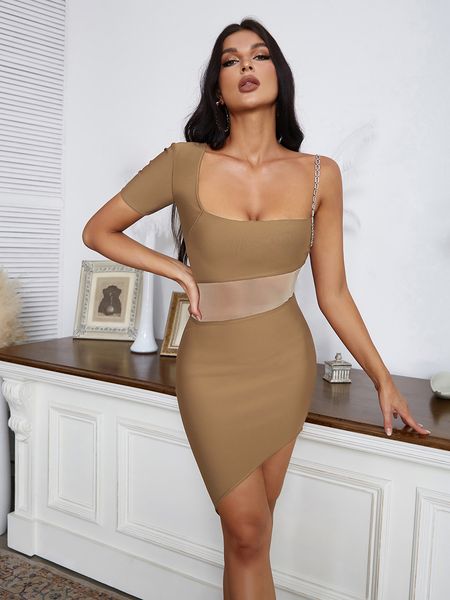 bandage women lady bodycon tight one piece dress see through chains club dresses dh792013, White;black
bandage women lady bodycon tight one piece dress see through chains club dresses dh792013, White;black