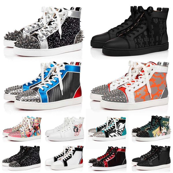 red 2022 bottoms platform sneakers luxury designer casual shoes big size us 13 fashion black suede loafers studded spikes boots high low cut
red 2022 bottoms platform sneakers luxury designer casual shoes big size us 13 fashion black suede loafers studded spikes boots high low cut