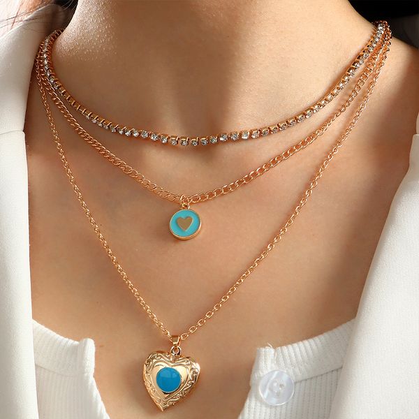 luxury rhinestone love heart pendant necklaces for women engagement wedding jewelry fashion festival party gift jewelry, Silver
luxury rhinestone love heart pendant necklaces for women engagement wedding jewelry fashion festival party gift jewelry, Silver
