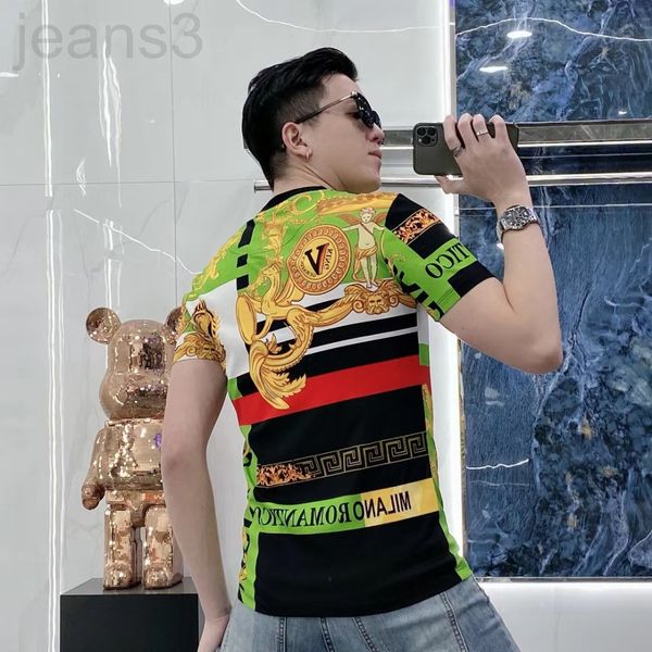 men's t-shirts designer short sleeved men's fashion brand 2022 summer new european bead piece embroidered round neck half merceriz, White;black
men's t-shirts designer short sleeved men's fashion brand 2022 summer new european bead piece embroidered round neck half merceriz, White;black