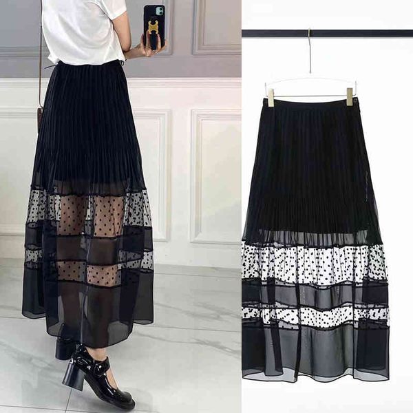 skirts p395455bj pole end crimping and splicing small fragrance 22s show style heavy industry chiffon skirt, Black
skirts p395455bj pole end crimping and splicing small fragrance 22s show style heavy industry chiffon skirt, Black