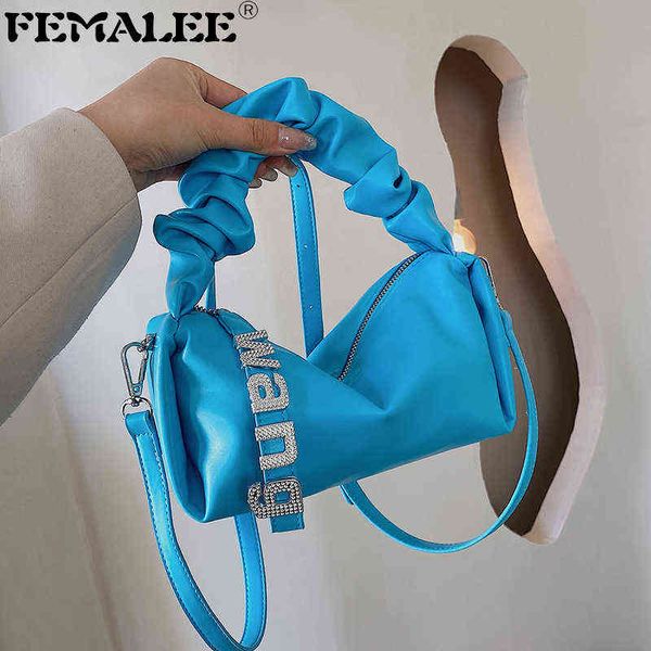 candy color soft pu leather diamond shoulder bags for women 2022 fashion summer ladies purses and handbags pleated crossbody bag y220609
candy color soft pu leather diamond shoulder bags for women 2022 fashion summer ladies purses and handbags pleated crossbody bag y220609