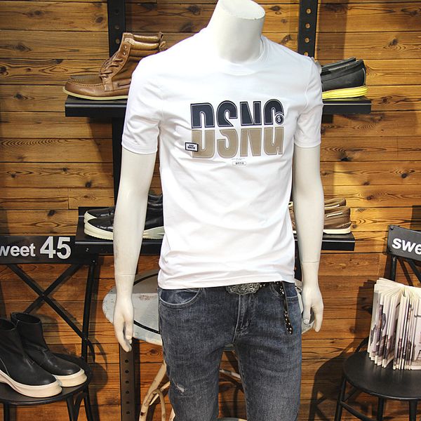 letter printing design men's t-shirts 2022 summer new simple popular young short sleeve brand logo slim round neck tees black white m-4, White;black
letter printing design men's t-shirts 2022 summer new simple popular young short sleeve brand logo slim round neck tees black white m-4, White;black