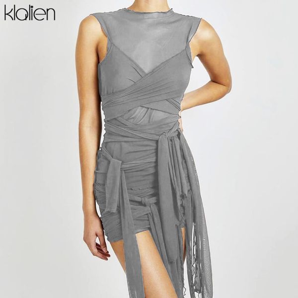 2022 spring fashion see through mesh bandage solid mini bodycon dress casual party clubwear sleeveless dress lady, Black;gray
2022 spring fashion see through mesh bandage solid mini bodycon dress casual party clubwear sleeveless dress lady, Black;gray