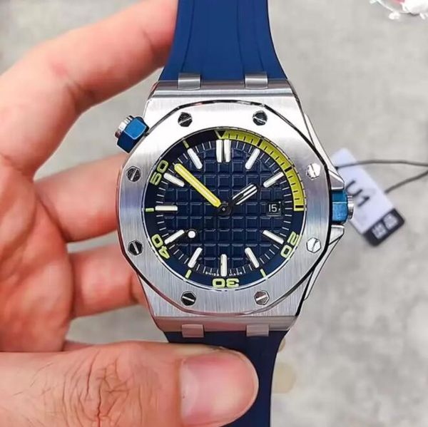 u1 grade mens automatic mechanical movement watches sapphire glass 5 atm waterproof rubber watchband texture dial diving royal super luminou, Slivery;brown
u1 grade mens automatic mechanical movement watches sapphire glass 5 atm waterproof rubber watchband texture dial diving royal super luminou, Slivery;brown
