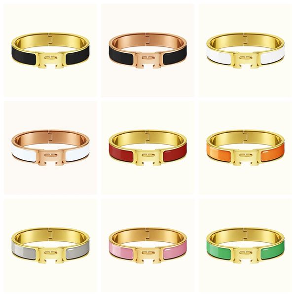 luxury brand 18k gold stainless steel h bangle bracelet jewelry for women gift, Black
luxury brand 18k gold stainless steel h bangle bracelet jewelry for women gift, Black