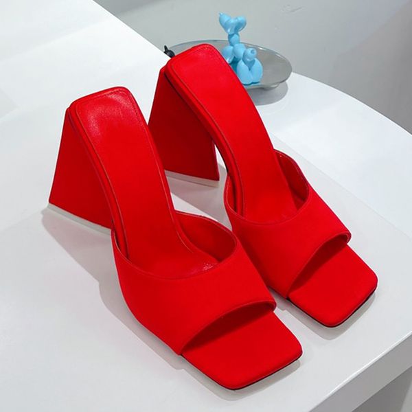 slipper designer summer luxury slip-on high heel sandals triangle heels fashion fish mouth shoes shaped heel party solid color square toe la, Black
slipper designer summer luxury slip-on high heel sandals triangle heels fashion fish mouth shoes shaped heel party solid color square toe la, Black