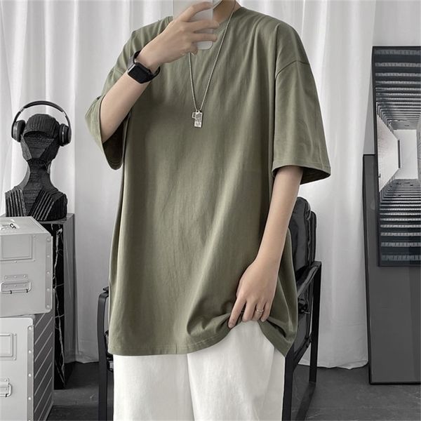 hybskr 100 cotton men s t shirts summer solid color casual short sleeve tees for man basic t shirt couple male 220624, White;black
hybskr 100 cotton men s t shirts summer solid color casual short sleeve tees for man basic t shirt couple male 220624, White;black