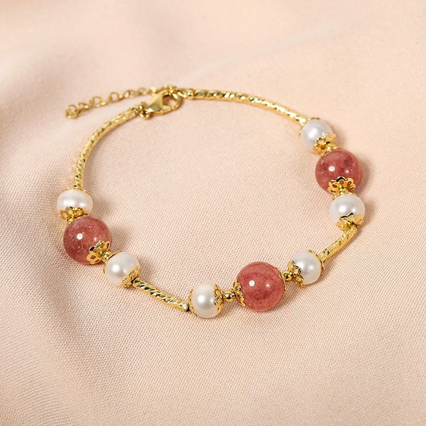 dlz fashion strawberry pink sweet charm bracelets for women girls jewelry gift, Golden;silver
dlz fashion strawberry pink sweet charm bracelets for women girls jewelry gift, Golden;silver