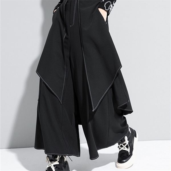 eam high waist black linen split joint long wide leg trousers loose fit pants women fashion spring autumn 1da613 220518, Black;white
eam high waist black linen split joint long wide leg trousers loose fit pants women fashion spring autumn 1da613 220518, Black;white