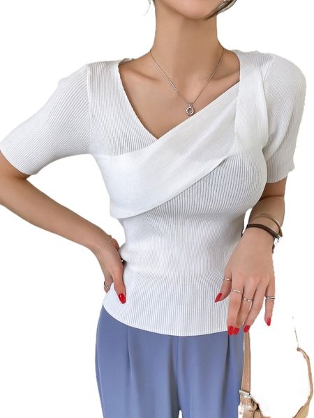 dazy solid crossover k.nit w1ga#, White;black
dazy solid crossover k.nit w1ga#, White;black