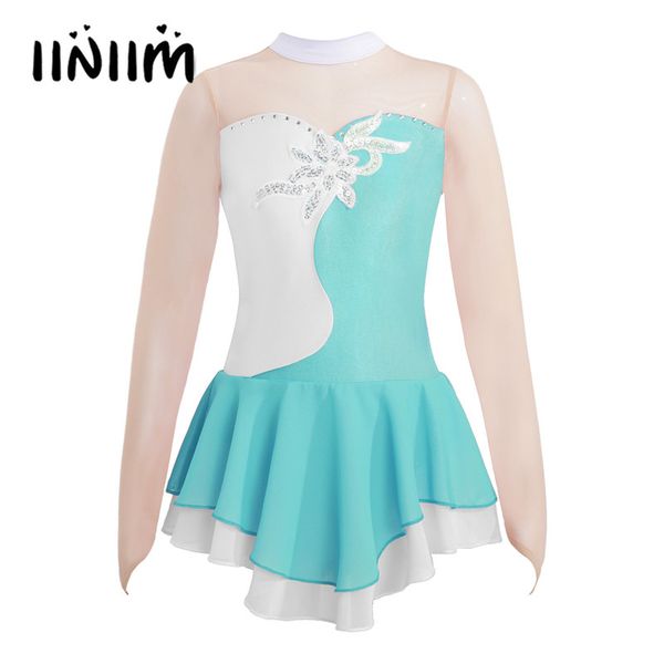 kids girls sequins diamonds adorned ballet modern dance dress figure ice skating roller skating dress ballerina tutu costume 220609, Blue
kids girls sequins diamonds adorned ballet modern dance dress figure ice skating roller skating dress ballerina tutu costume 220609, Blue