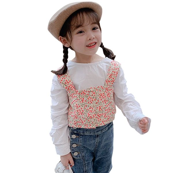 baby girl clothes floral vest blouse children's clothes for girls casual big girls clothes spring autumn children's clothing 21041, White
baby girl clothes floral vest blouse children's clothes for girls casual big girls clothes spring autumn children's clothing 21041, White