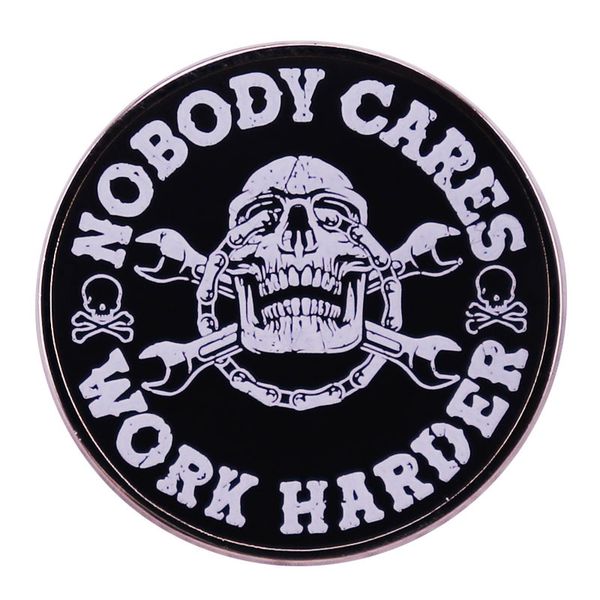 nobody cares work harder skull enamel pin motivational quote brooch badge pins for backpacks, Blue
nobody cares work harder skull enamel pin motivational quote brooch badge pins for backpacks, Blue