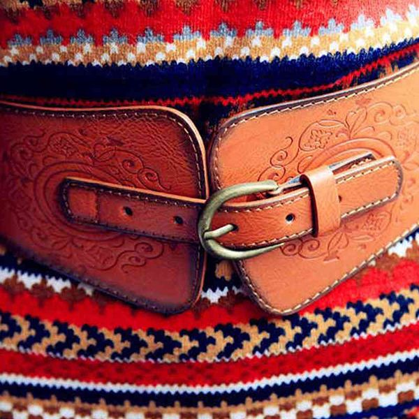 new retro totem belt women artistic leather pin gp wide female digner fashion brand riem dame taille docoration, Black;brown
new retro totem belt women artistic leather pin gp wide female digner fashion brand riem dame taille docoration, Black;brown