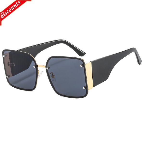 men's women's fashion trend brand sunglasses wholesale new large frame concave shape metal personalized wide, White;black
men's women's fashion trend brand sunglasses wholesale new large frame concave shape metal personalized wide, White;black