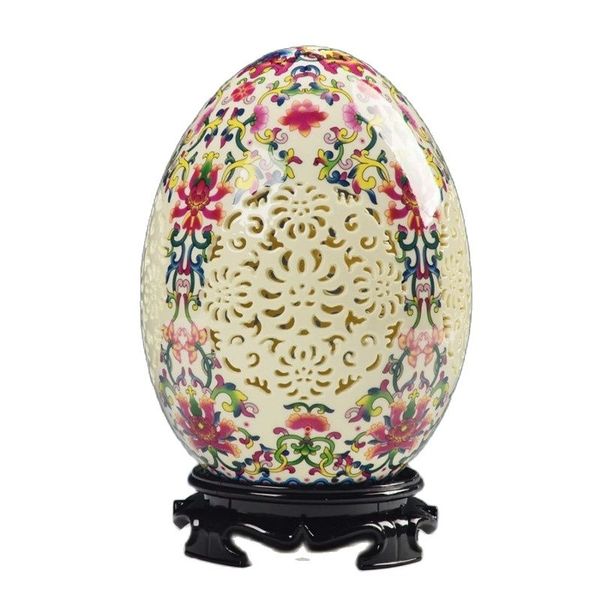 china archaize high-grade tusk porcelain egg shape ornament openwork carving, Silver
china archaize high-grade tusk porcelain egg shape ornament openwork carving, Silver