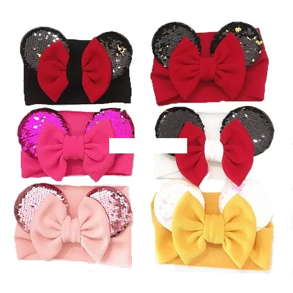 baby girls sequin bow designer headbands nylon turban infant elastic mouse ears hairbands children headwear kids hair accessories, Slivery;white
baby girls sequin bow designer headbands nylon turban infant elastic mouse ears hairbands children headwear kids hair accessories, Slivery;white