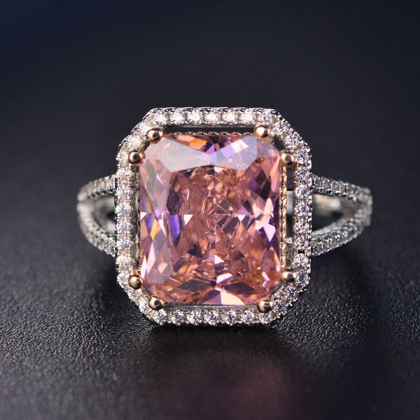 s925 silver rings pink square diamond artificial high carbon rectangular chamfered car flat ring diamond ring, Golden;silver
s925 silver rings pink square diamond artificial high carbon rectangular chamfered car flat ring diamond ring, Golden;silver