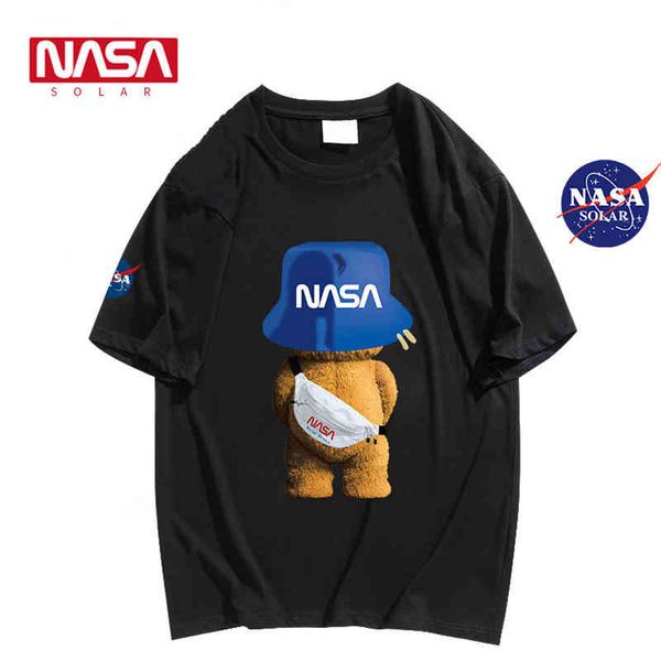 nasa solar co branded 2022 summer couple casual round neck short sleeve t-shirt men's and women's loose fashion brand a, White;black
nasa solar co branded 2022 summer couple casual round neck short sleeve t-shirt men's and women's loose fashion brand a, White;black