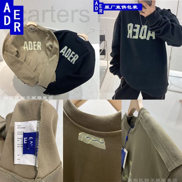women's hoodies & sweatshirts designer 21 autumn korean ader origami tape letter printed sweater couple leisure long sleeve t0vf2022, Black
women's hoodies & sweatshirts designer 21 autumn korean ader origami tape letter printed sweater couple leisure long sleeve t0vf2022, Black